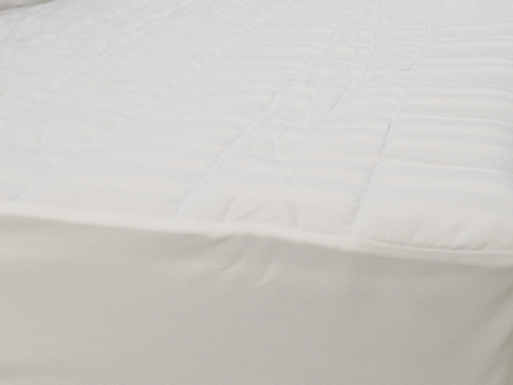 Satin Striped Mattress Protector