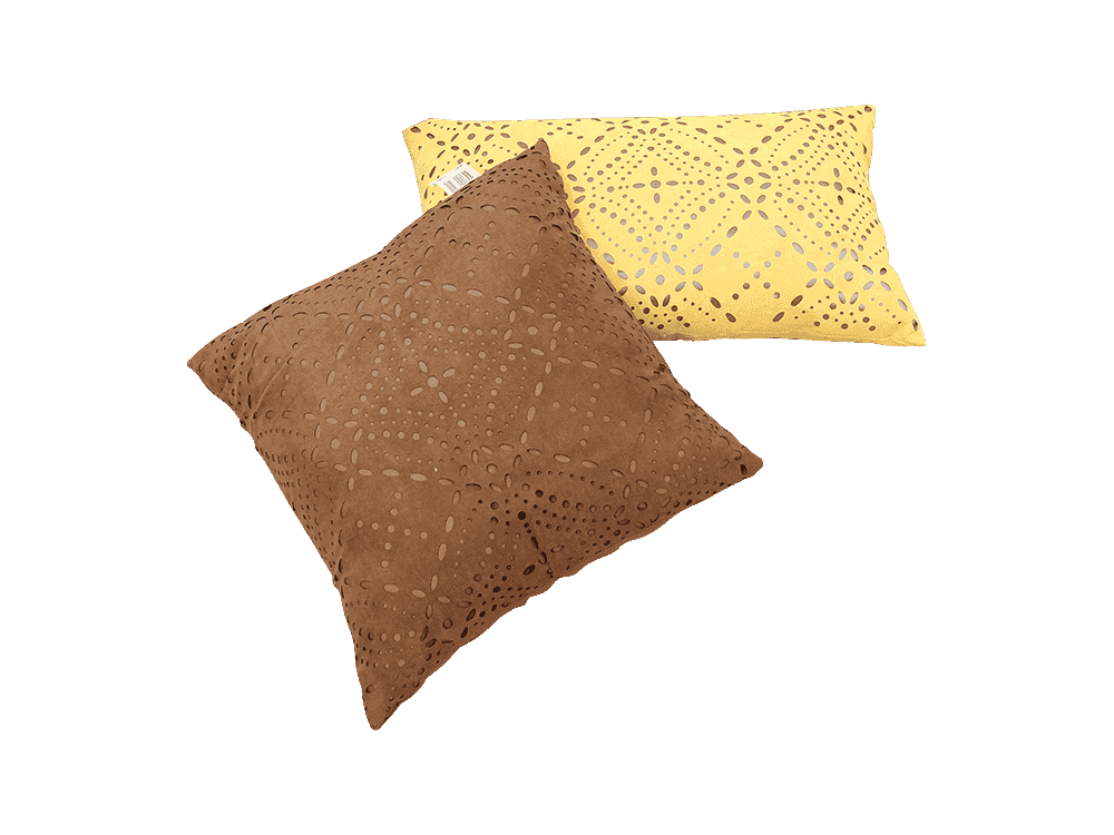 Fashion Hollow Suede Cushion